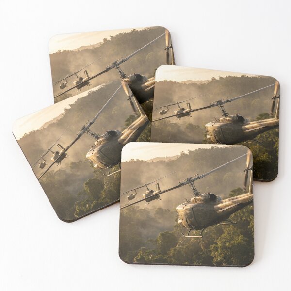 Item preview, UH-1 Huey Jungle Flight Illustration designed and sold by Airpower Art.