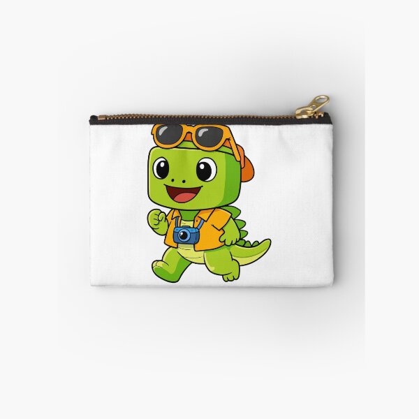 Item preview, Cute dinosaur traveling with camera designed and sold by merona-design.