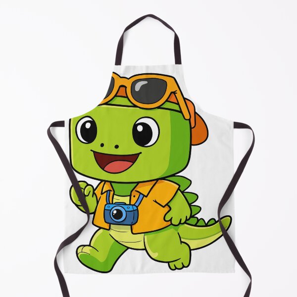 Item preview, Cute dinosaur traveling with camera designed and sold by merona-design.