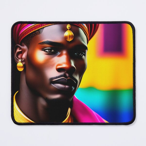 Item preview, Colorful tribal king 1 designed and sold by Yamy Morrell Art and Design.