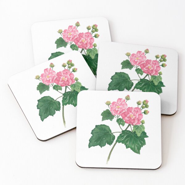 Item preview, November 10th birthday flower Hibiscus mutabilis designed and sold by 366birthflower.