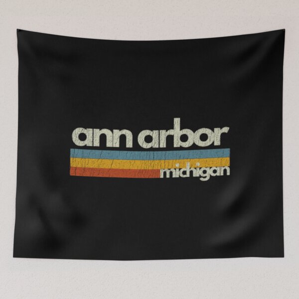Item preview, Ann Arbor Michigan Vintage Design designed and sold by Catsi-Nook-Art.