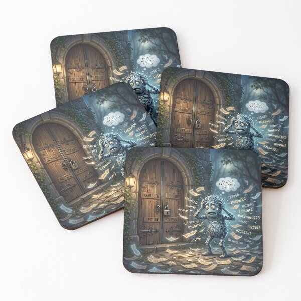 Item preview, Forgot Password Denied Character Medieval Gate Humor designed and sold by Michaelragheb.
