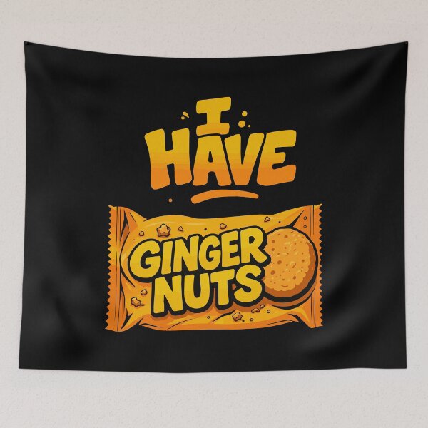 Aperçu de l'œuvre Biscuits au gingembre pour les amateurs d'humour britannique, cadeau pour l'heure du thé, sous-entendu créée et vendue par w1ckerman.