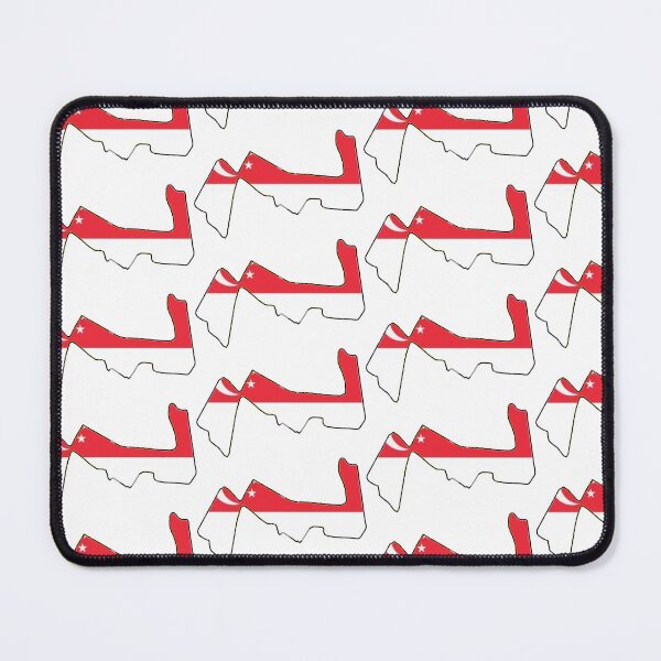 Item preview, Marina Bay circuit with the national flag designed and sold by p-Phictures4.