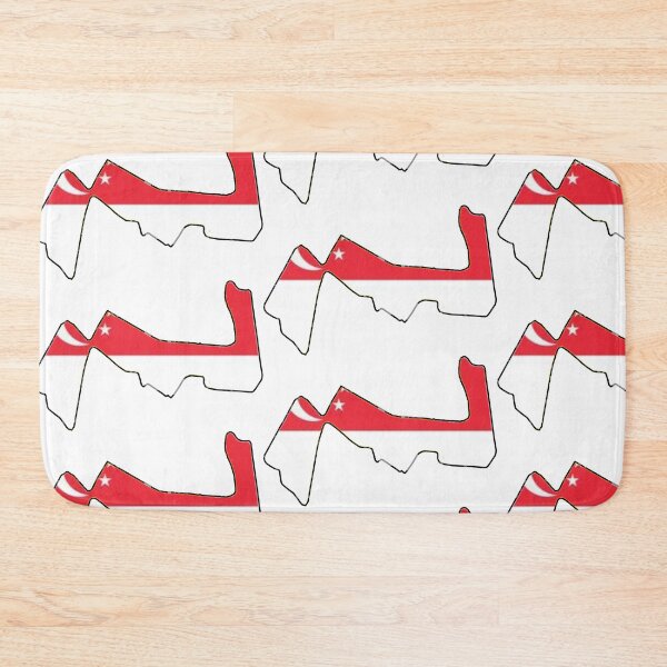 Item preview, Marina Bay circuit with the national flag designed and sold by p-Phictures4.