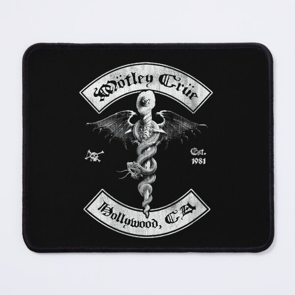Item preview, Mötley Crüe Dr. Feelgood Caduceus Vintage Design designed and sold by TinaHeaney.
