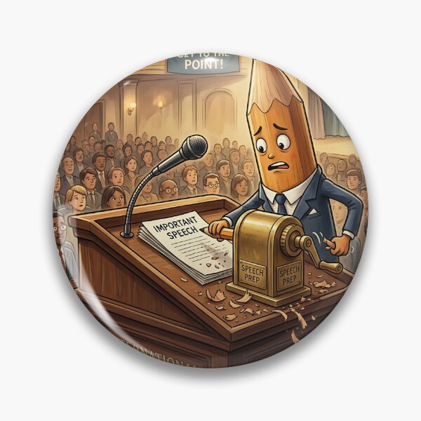 Item preview, Pencil Politician International Forum Get To The Point designed and sold by Michaelragheb.