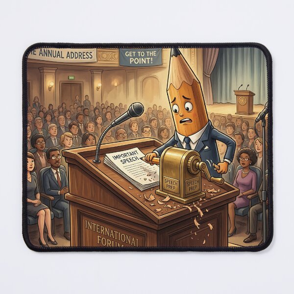 Item preview, Pencil Politician International Forum Get To The Point designed and sold by Michaelragheb.