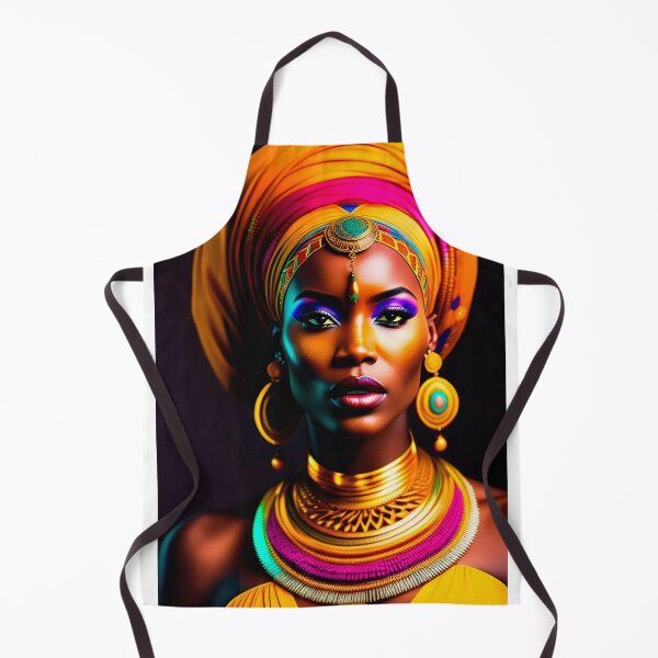 Item preview, Colorful tribal queen designed and sold by Yamy Morrell Art and Design.
