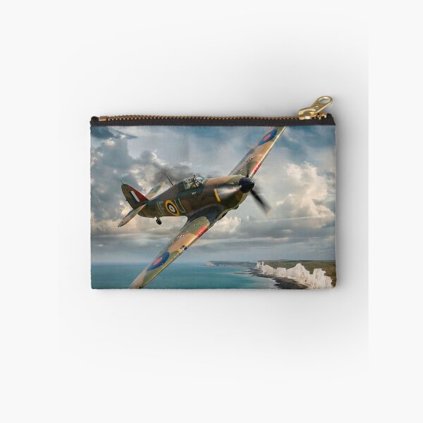 Item preview, Hawker Hurricane White Cliffs Illustration designed and sold by Airpower Art.