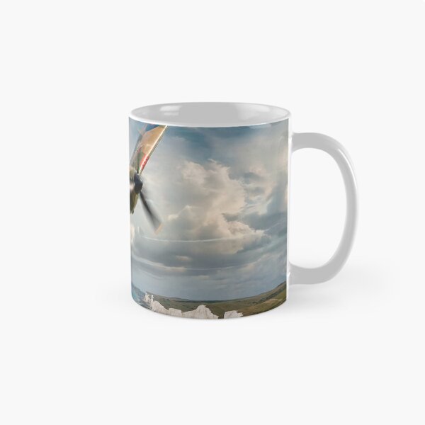 Item preview, Hawker Hurricane White Cliffs Illustration designed and sold by Airpower Art.