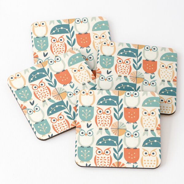 Item preview, Color Me Owls designed and sold by The Mad Tea Party.