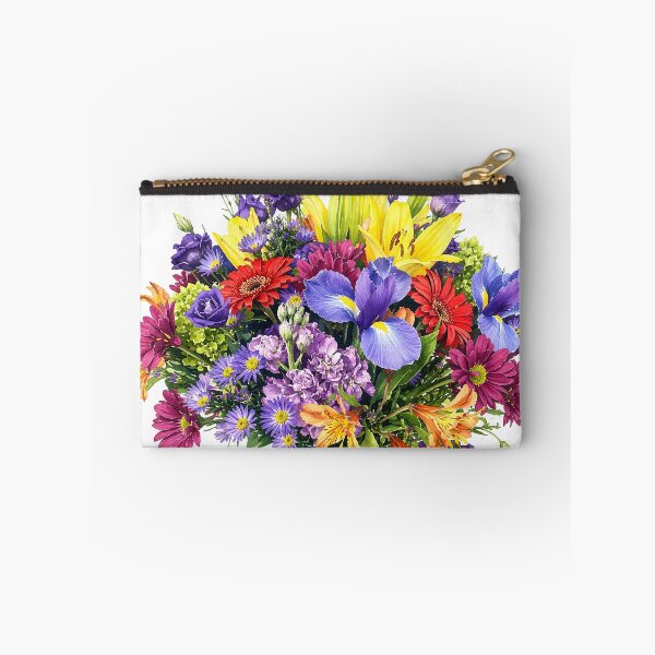 Item preview, Colorful Mixed Flower Bouquet Watercolor Botanical Art designed and sold by Shew Gallery.