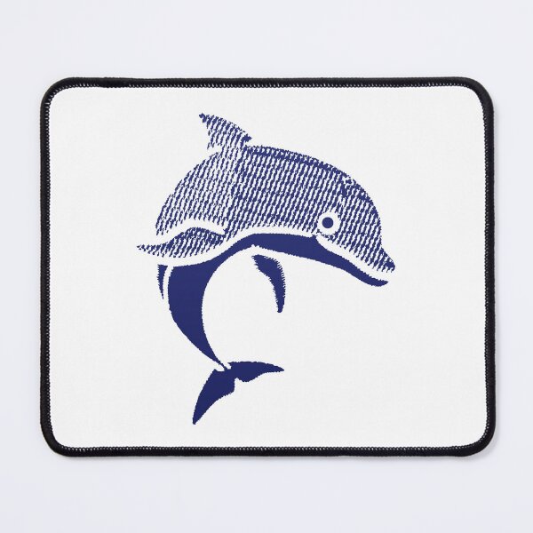 Item preview, Leaping Dolphin Sketch Style Illustration designed and sold by AhmedZouita.