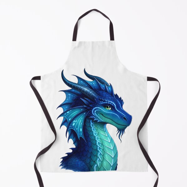 Aperçu de l'œuvre Tsunami Head Shot Dragon Bleu Fantaisie créée et vendue par Rising Drake.