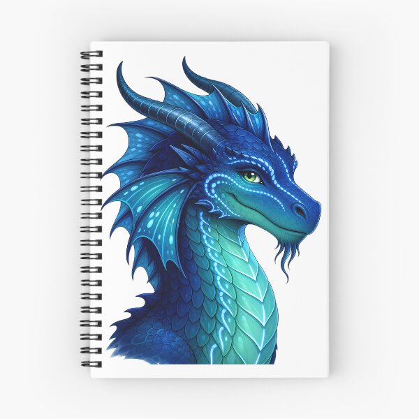 Item preview, Tsunami Head Shot Fantasy Blue Ocean Dragon  designed and sold by Rising Drake.