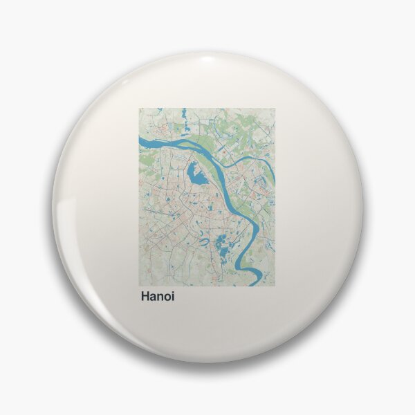 Item preview, Hanoi Minimalistic Map Art designed and sold by MapsNerd.