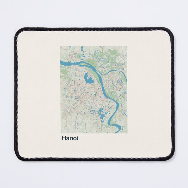 Item preview, Hanoi Minimalistic Map Art designed and sold by MapsNerd.