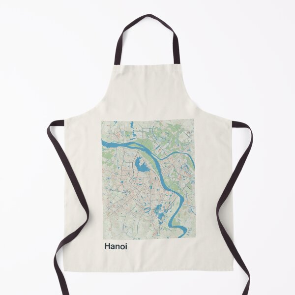 Item preview, Hanoi Minimalistic Map Art designed and sold by MapsNerd.