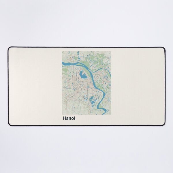 Item preview, Hanoi Minimalistic Map Art designed and sold by MapsNerd.