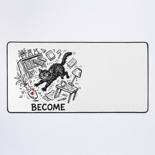 Item preview, Become Ungovernable Funny Rebel Cat Meme Sarcastic Cute T-Shirt designed and sold by HappyHarmony40.