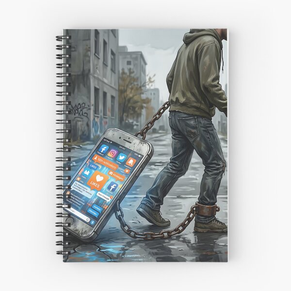 Item preview, Chained To Smartphone Screen Time Digital Detox designed and sold by Michaelragheb.