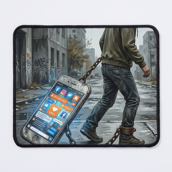 Item preview, Chained To Smartphone Screen Time Digital Detox designed and sold by Michaelragheb.