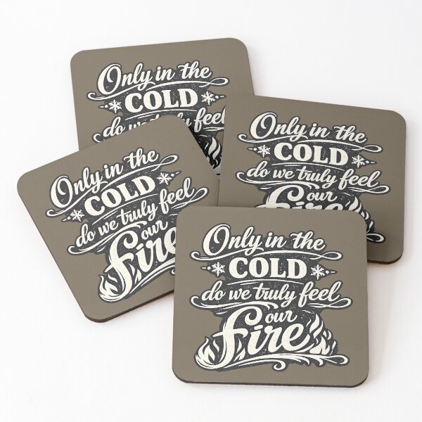 Item preview, Only in the cold do we truly feel our fire.(Vintage Version) designed and sold by MaxDreamsArt.