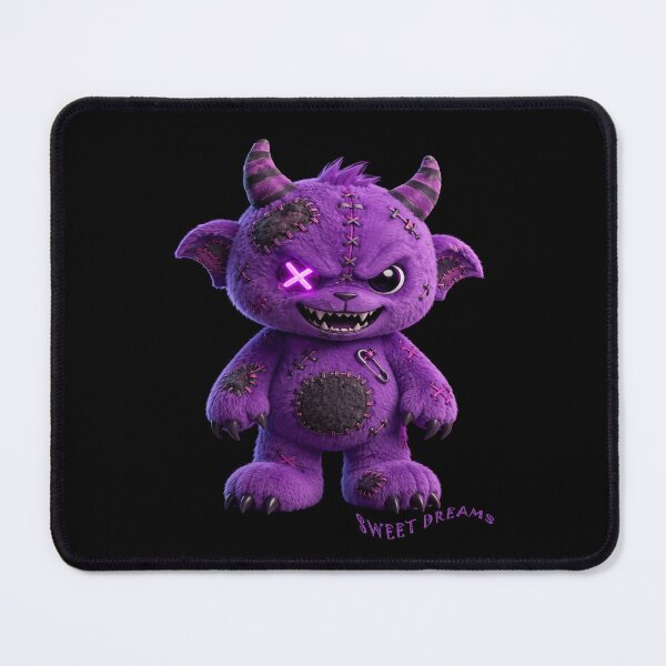 Item preview, Sweet Dreams - Creepy Cute Purple Monster designed and sold by TitiaDesign.