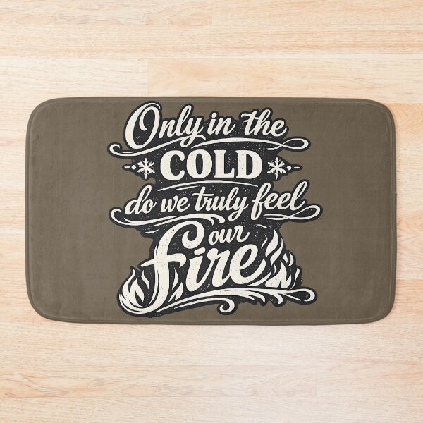 Item preview, Only in the cold do we truly feel our fire.(Vintage Version) designed and sold by MaxDreamsArt.