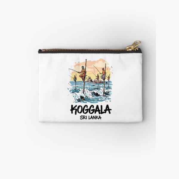 Item preview, Koggala Stilt Fishermen Sri Lanka Ocean Art designed and sold by Merch by Das Design Studio.