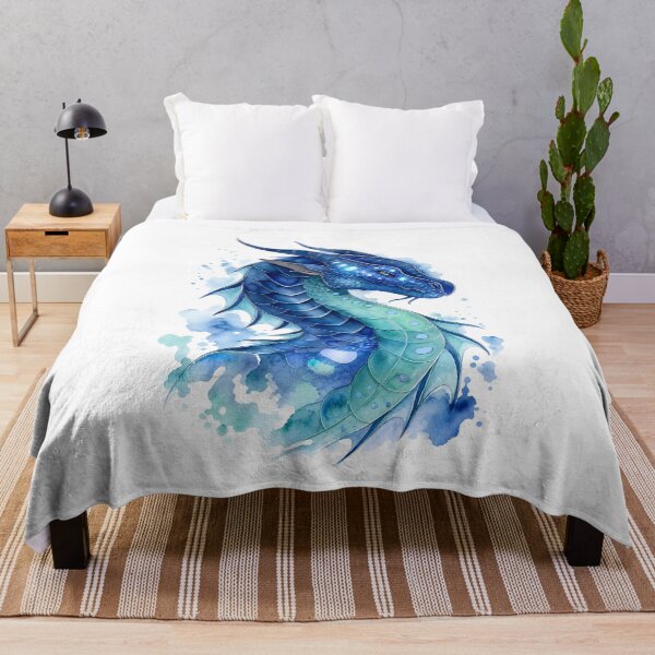 Item preview, Tsunami Head Shot Fantasy Blue Ocean Dragon designed and sold by Rising Drake.