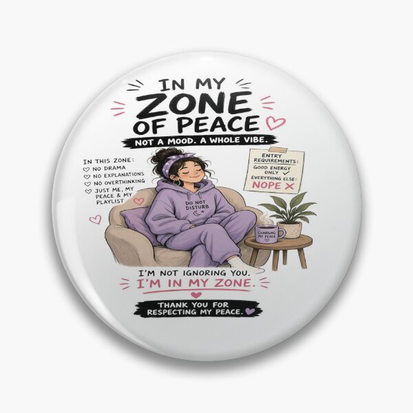 Item preview, In My Zone Of Peace - Cozy Self Care Introvert Girl Graphic designed and sold by Sushikidsntoddlers.