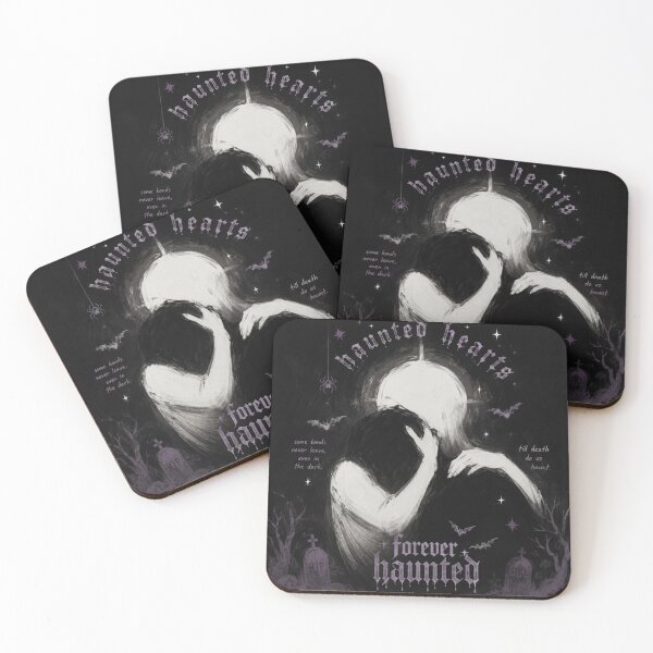 Item preview, Haunted Hearts – Forever Haunted Gothic Halloween Lovers designed and sold by HimikoDesk.
