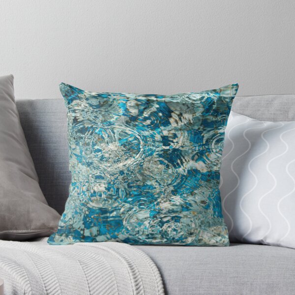 Item preview, Turquoise Aqua Ripples Bubbles and Circles designed and sold by Georgia Mizuleva.