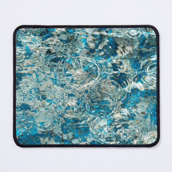 Item preview, Turquoise Aqua Ripples Bubbles and Circles designed and sold by Georgia Mizuleva.