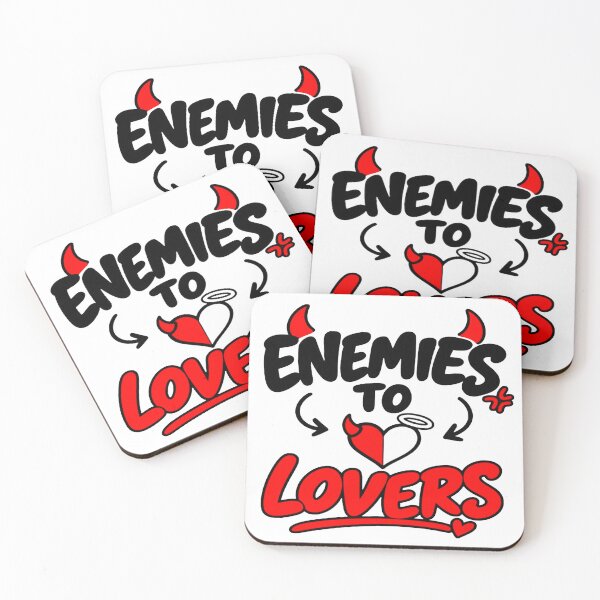 Item preview, Enemies to Lovers – Bold Romantic Typography Design designed and sold by Lovestickerco.