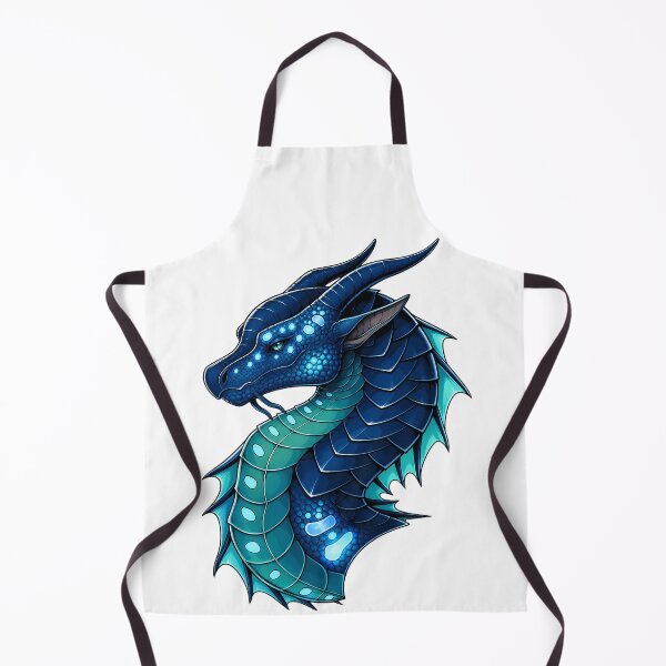 Aperçu de l'œuvre Tsunami Head Shot Dragon Bleu Fantaisie créée et vendue par Rising Drake.