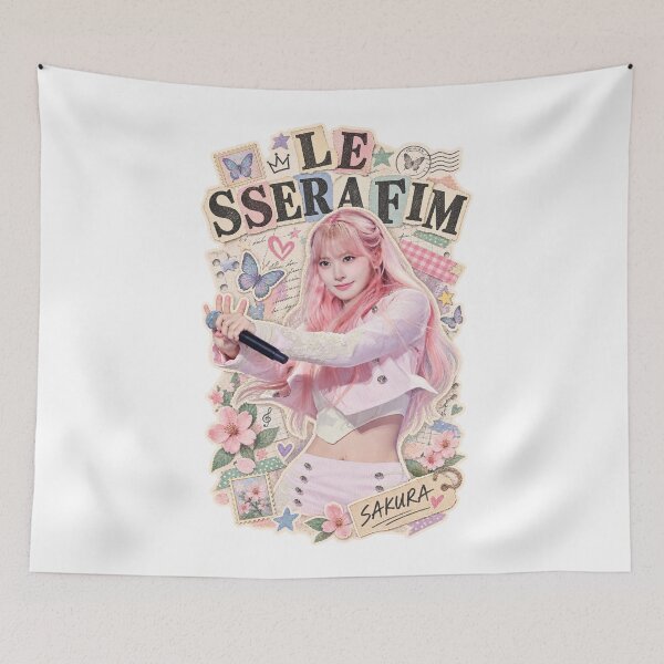 Item preview, Sakura Performance Era | LE SSERAFIM Fanart designed and sold by Valereekmerch.