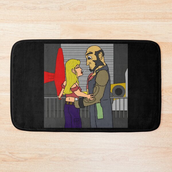Item preview, Retro Cartoon Couple Embrace designed and sold by Catsi-Nook-Art.