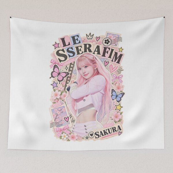 Item preview, Sakura Vintage Muse | LE SSERAFIM designed and sold by Valereekmerch.