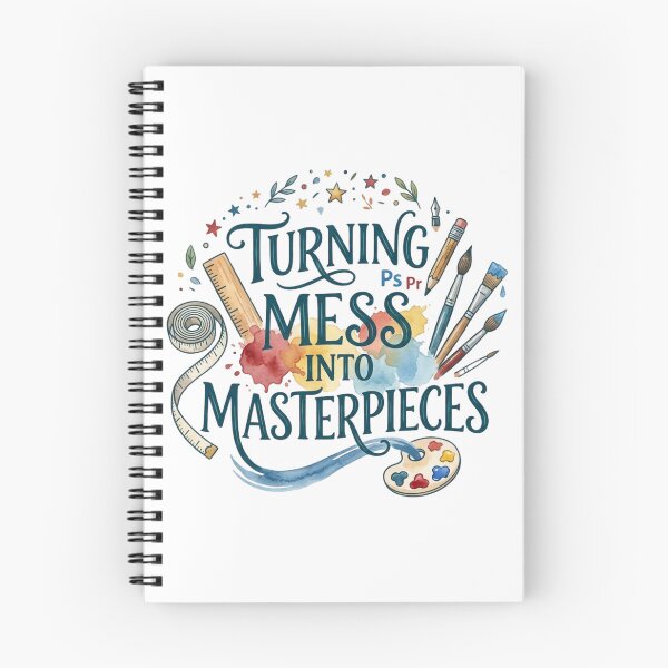 Item preview, Turning Mess into Masterpieces Funny Art Teacher & Artist Gift designed and sold by KreatoLab.