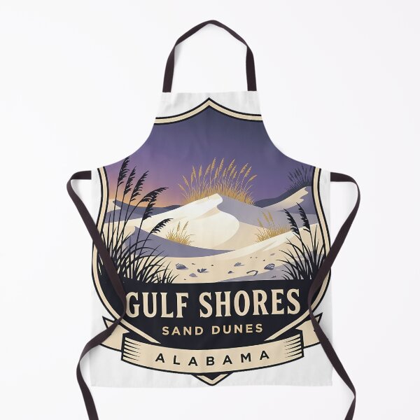 Item preview, Gulf Shores Sand Dunes Sea Oats Alabama Crest Sticker designed and sold by DetourDgn.
