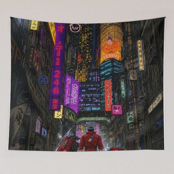 Item preview, Neon Tokyo Night Ride – Cyberpunk Street Adventure designed and sold by Aron-Sexton.