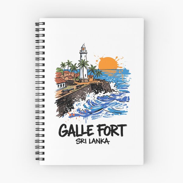 Item preview, Galle Fort Lighthouse Sri Lanka Travel Print designed and sold by Merch by Das Design Studio.
