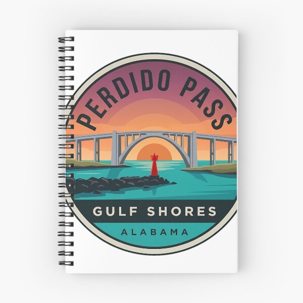 Item preview, Insignia circular del puente Perdido Pass en Gulf Shores, Alabama designed and sold by DetourDgn.