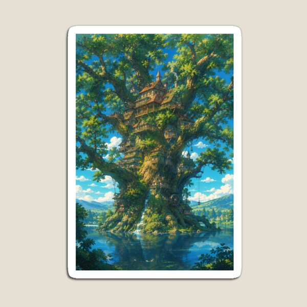 Item preview, The lakeshore treehouse designed and sold by Madame-Verny.