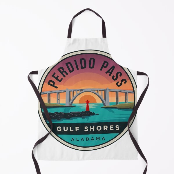 Item preview, Insignia circular del puente Perdido Pass en Gulf Shores, Alabama designed and sold by DetourDgn.