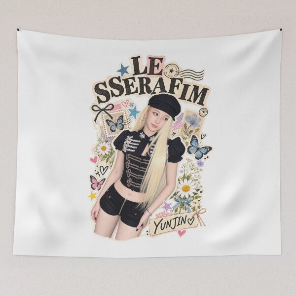 Item preview, Club de Mariposas de Yunjin | LE SSERAFIM NO TEMAS designed and sold by Valereekmerch.